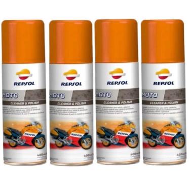 Imagem de 4 Repsol Moto Cleaner & Polish Limpeza A Seco 400ML