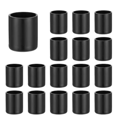 Imagem de SynHHergyx 16 peças de tampas de extremidade de pebolim, tampa de extremidade de haste de mesa de pebolim de 1,5 cm, tampas de borracha de segurança universal, extremidades flexíveis para acessórios