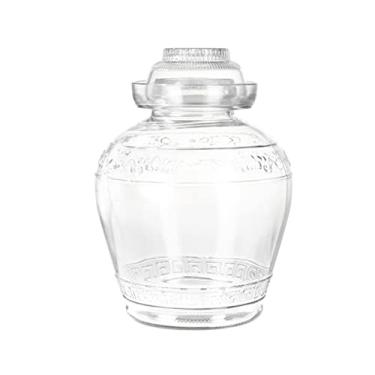 Imagem de ETITSA Fermentation Jar Pickle Jar, 2.5 Liter Wide Mouth Traditional Fermenting Crock Kit with Water Seal Airlock Lid, Pickle Jar for Pickles Kimchi, Sauerkraut, Wine Brewing, Kombuch Vegetables