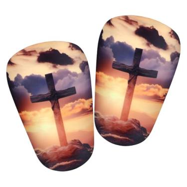 Imagem de NQEUEPN Mini Caneleiras De Futebol, 3,94 X 2,36 Pol., Antiderrapantes, Proteção Pequena Para Adolescentes, Crianças, Adultos, Meninos E Meninas