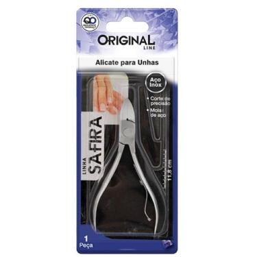 Imagem de Alicate Para Unhas Aço Inox Safira SL0691D - Original