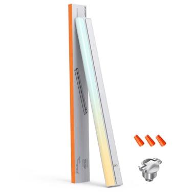 Imagem de TheDeco Iluminação Para Armários Com Fiação De 36", 3 Cores, Branco Quente, Luz Natural Fria Regulagem Triac, Luzes Balcão Conectáveis Cozinha, 20 W, 120 V, 288 Leds, 2000 Lúmens, Cri 93