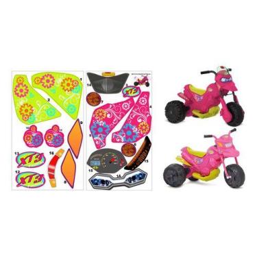 Imagem de Adesivo Completo Para Moto Xt3 Da Bandeirante Rosa