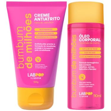Imagem de Kit Bumbum De Milhoes Creme Antiatrito E Foliculite + Oleo Corporal Termogenico Labotrat 110ml