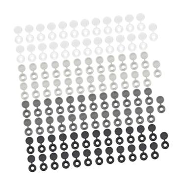 Imagem de Esquirla 100 peças tampas de parafuso articuladas tampas de pressão suprimentos multifuncionais arruela de pressão capa estável arruela de alto desempenho flip