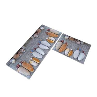 Imagem de Fxzqgnh Conjunto de 2 Tapetes de Cozinha, Passadeiras para área de Entrada, Quarto, Lavanderia, grande