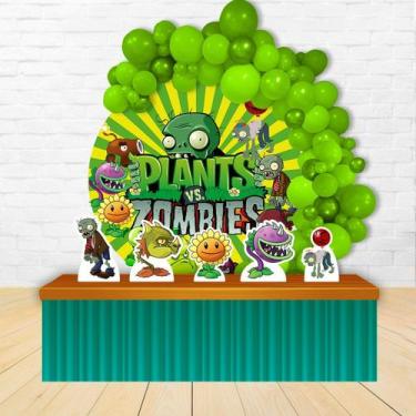 Imagem de Painel Redondo E Displays Plants Vs Zombies - IMPAKTO VISUAL