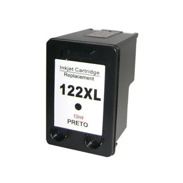 Imagem de Cartucho de Tinta Preto Compatível com 122xl 122 para Deskjet 1000 J110a 2000 J210a 2050 J510a 3050 J610a 12ml