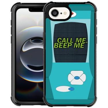 Imagem de Goodsprout Capa compatível com iPhone 16e, design de padrão incrível, à prova de choque, antiarranhões, capa traseira rígida de PC para iPhone 16e console de jogos azul