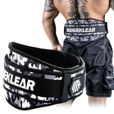 Imagem de Cinto de levantamento de peso, cintos de levantamento para mulheres e homens, cinto de halterofilismo MANUEKLEAR com trava rápida para musculação, fitness, levantamento de peso, treinamento cruzado