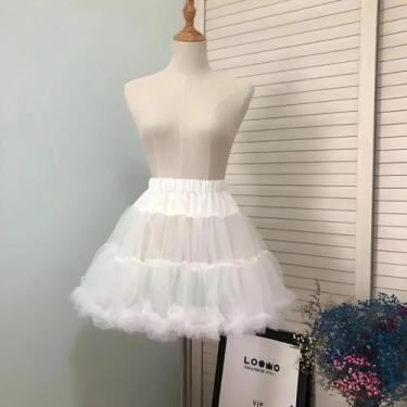 Imagem de Saia Tutu Curta E Fofa Com Babados Para Mulheres, Saia De Baile De For