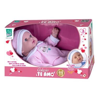 Imagem de Boneca Bebê Reborn Abre e Fecha os Olhos Te Amo - Super Toys - Super T