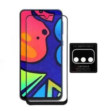 Imagem de Película de Vidro 3D Cobertura Tela Inteira Galaxy M21S + Película de 