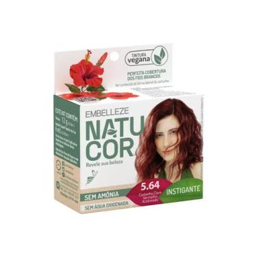 Imagem de Embelleze tinta natucor 5.64 castanho claro vermelho acobreado