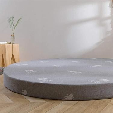 Imagem de Engrosse O Colchão Para Uma Cama Redonda O Tapete De Tatame Acolchoado Em Espuma Viscoelástica O Colchão Removível Respirável Futon Acolchoado Para Cama, 5cm, Diameter 180cm