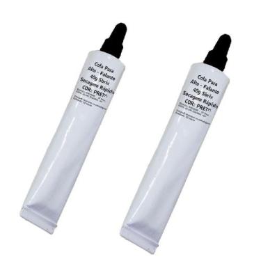 Imagem de Cola Para Alto-Falante 40G Sbrix Cor Preta Com 2 Unidades Preto, Preto