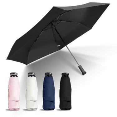 Imagem de Guarda-chuva de viagem Dlin Mini Compact Lightweight com proteção UV
