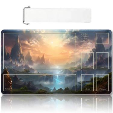Imagem de MTG Playmat DAUXID Premium costurado com zonas de 24 x 14 polegadas