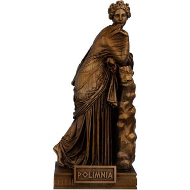 Imagem de Estátua Polímnia Mitologia Grega - Musa da Poesia (Cor Cobre Antigo)