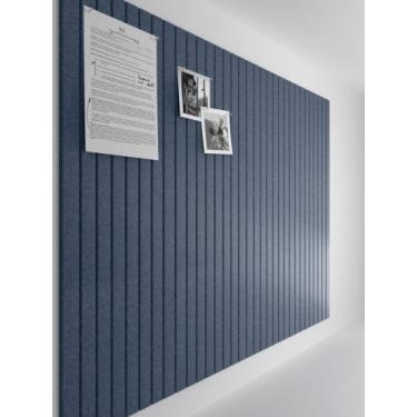 Imagem de Placa de cortiça Tiles Bumusty Felt Bulletin Board 47x35cm - Azul
