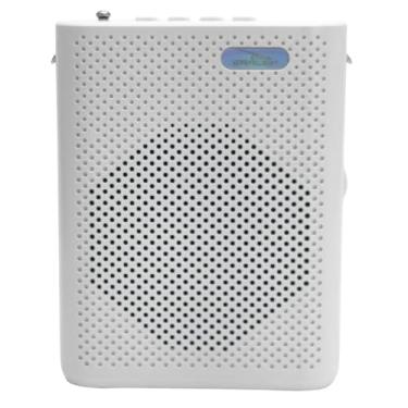 Imagem de Caixa de Som Amplificador de Voz Bluetooth 5.3 com Microfone e Subwoofer Integrado TWS para Professores e Palestrantes (Branco)