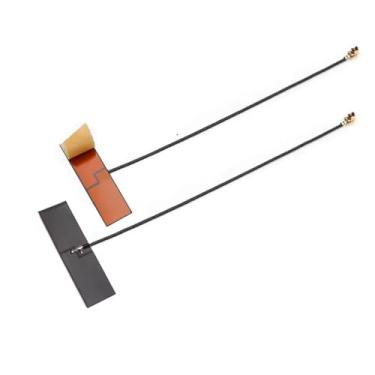 Imagem de CORONIR Antena IPX embutida de 2,4 GHz, antena interna PCB embutida para roteador WiFi, monitor, alto-falante Bluetooth, módulo de fone de ouvido IPEX1 - Pacote com 2