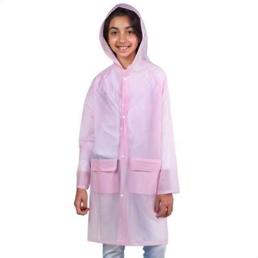 Imagem de Capas De Chuva Infantil Menina Menino Escolar Dia a Dia Passeio Imperm
