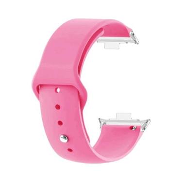 Imagem de Pulseira De Silicone Unissex Para Xiaomi Mi Band 8 pro 9 pro Redmi Wat