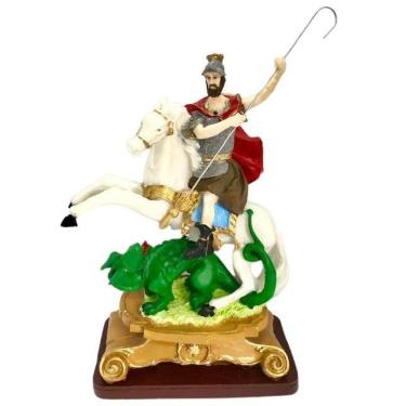 Imagem de Imagem São Jorge Em Resina 28 Cm