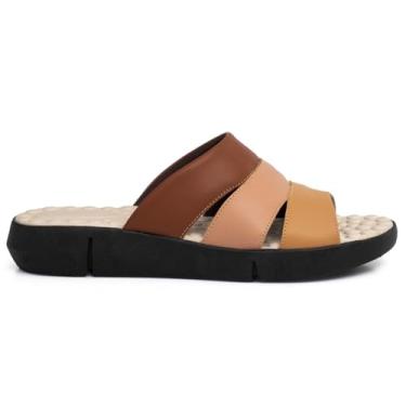 Imagem de Sandália Feminina Ortopedica Diabético Esporão Conforto Leve (Multicolorido, BR, Adulto, Numérico, 37)