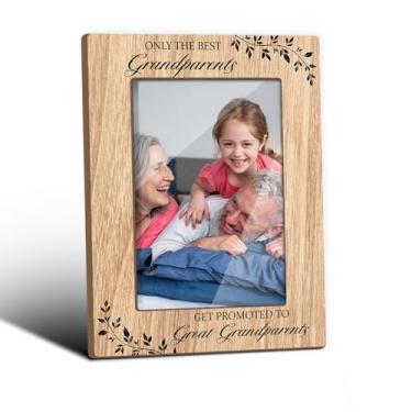 Imagem de ZEDEV Porta-retratos para avós, porta-retratos para netos, moldura vertical de mesa para presentes de agradecimento, presentes para vovó do neto, artigos decorativos de mesa para casa - 12