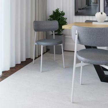 Imagem de Cadeira de Jantar Kyta Corriente Est.Branca - Metalig