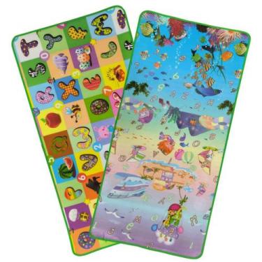 Imagem de Kit 2 Tapete Gigante Térmico Infantil Atividades Tatame Educativo Bebê