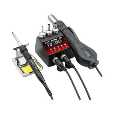 Imagem de Estação De Soldagem 2 Em 1 750W Com Controle De Fluxo De Ar E Display 