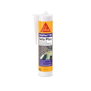 Imagem de Sika - Selante flexível - Sikaflex 101 Sela Plus Branco - Concreto, Argamassa, Alumínio, Cerâmica, Vidro - 250ml
