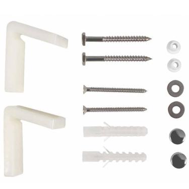 Imagem de Kit Fixação em L Para Vaso Sanitário - 0700001 - RIETI