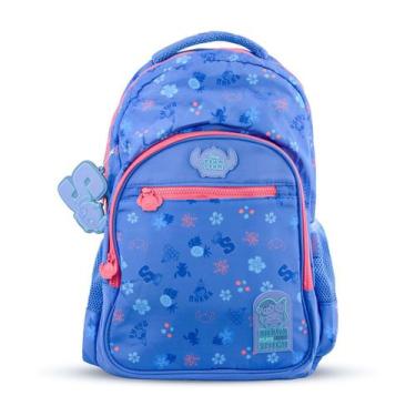 Imagem de Mochila Stitch Disney Costas Escolar Infantil Resistente Menina, Único