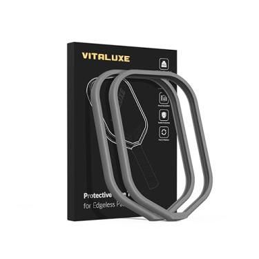 Imagem de VITALUXE Fita ponderada Pickleball para pás sem bordas de 16 mm, fita protetora de borda, alternativa de fita de chumbo, sem cola, fácil de instalar e substituir sem rugas, pacote com dois