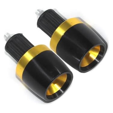 Imagem de Motocicleta CNC 7/20.3 cm 22 mm Punhos de guidão Tampas de extremidade de barra de guidão compatíveis com CB 400 500 750 1300 CB400 CB500 CB500F (sem logotipo Glod)