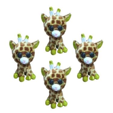Imagem de Kit C/4x Brinquedo de Pelúcia Girafa - Ty Rara