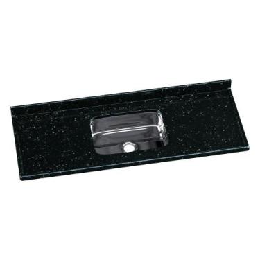 Imagem de Pia de Cozinha Mármore Sintético 140x55cm com Cuba Aço Inox Multimóvei