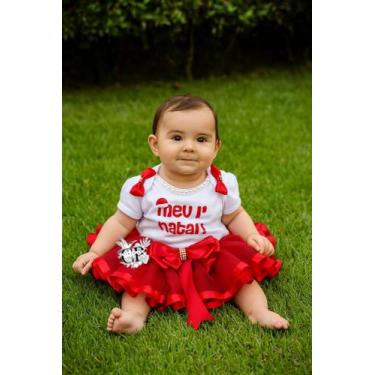 Imagem de Kit body personalizado natal bebê - Boutique Rêvée, Vermelho, GG