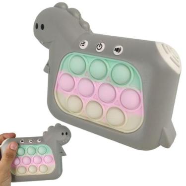 Imagem de Pop It Mini Game Interativo Som Luzes Dinossauro Anti Estresse Relaxan