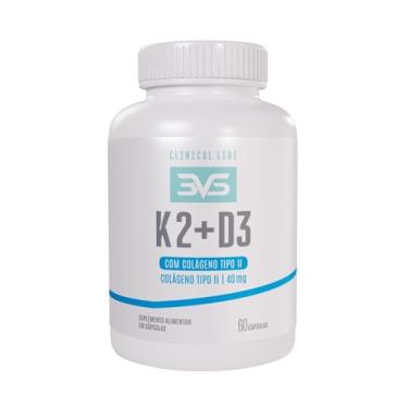Imagem de 3VS Nutrition Vitamina D3 2000ui + Vitamina K2 120mcg + Colágeno Tipo Ii 40mg 60 Cápsulas