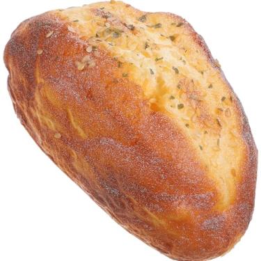 Imagem de IMIKEYA Simulation Bread Model Faux Bread Loaf Prop, Artificial Round Bread Loaf for Home Decor, Photography, Bakery Display, Multi-Color, 6. 1 X 3. 5 X 2. 7 Inch