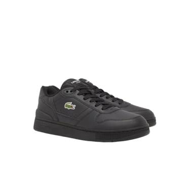 Imagem de Lacoste Tênis masculino T-Clip Set, Preto/preto, 44