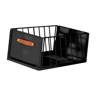 Imagem de Fenteer Organizador de armário retrátil, prateleira deslizante para despensa, gaveta deslizante sob a pia, armazenamento para sala de estar, organização de, Preto 30cm