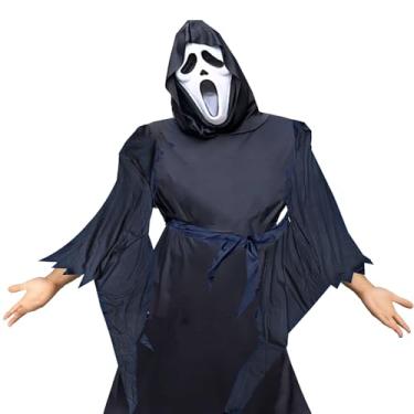 Imagem de Fantasia Pânico Morte Halloween: Capa Túnica + Máscara