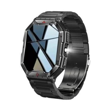 Imagem de Relógio Inteligente Militar Masculino Resistente À Água Com Lanterna L