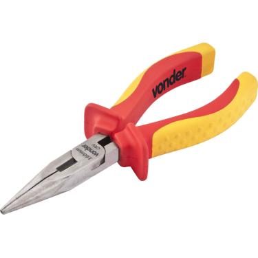 Imagem de Alicate bico meia cana 6.5/16" reto vde isol. 1000v Vonder